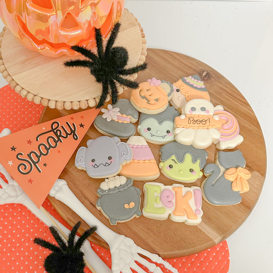 Halloween Mini Cookies, 1 Dozen, Boxed