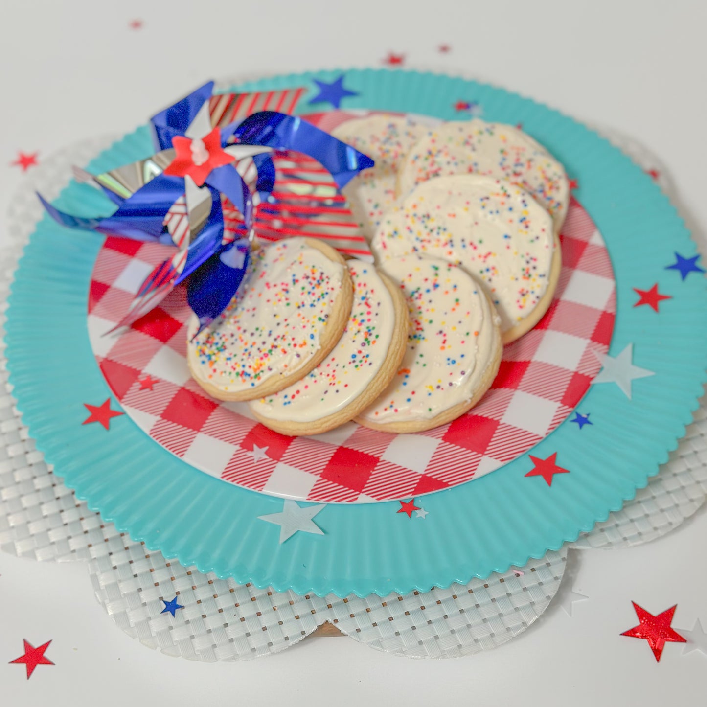 Frosted & Sprinkled Cookies, 1 dozen