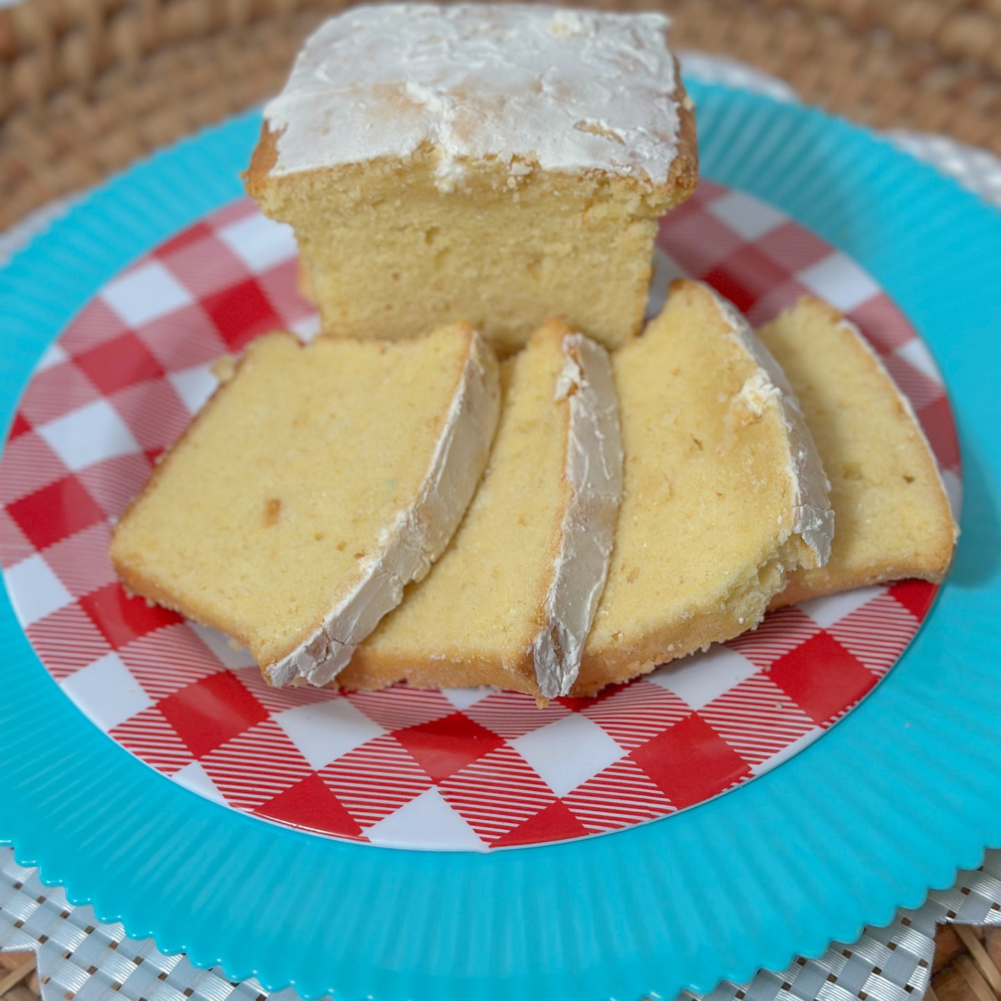 Pound Cake Loaf with Lemon Glaze
