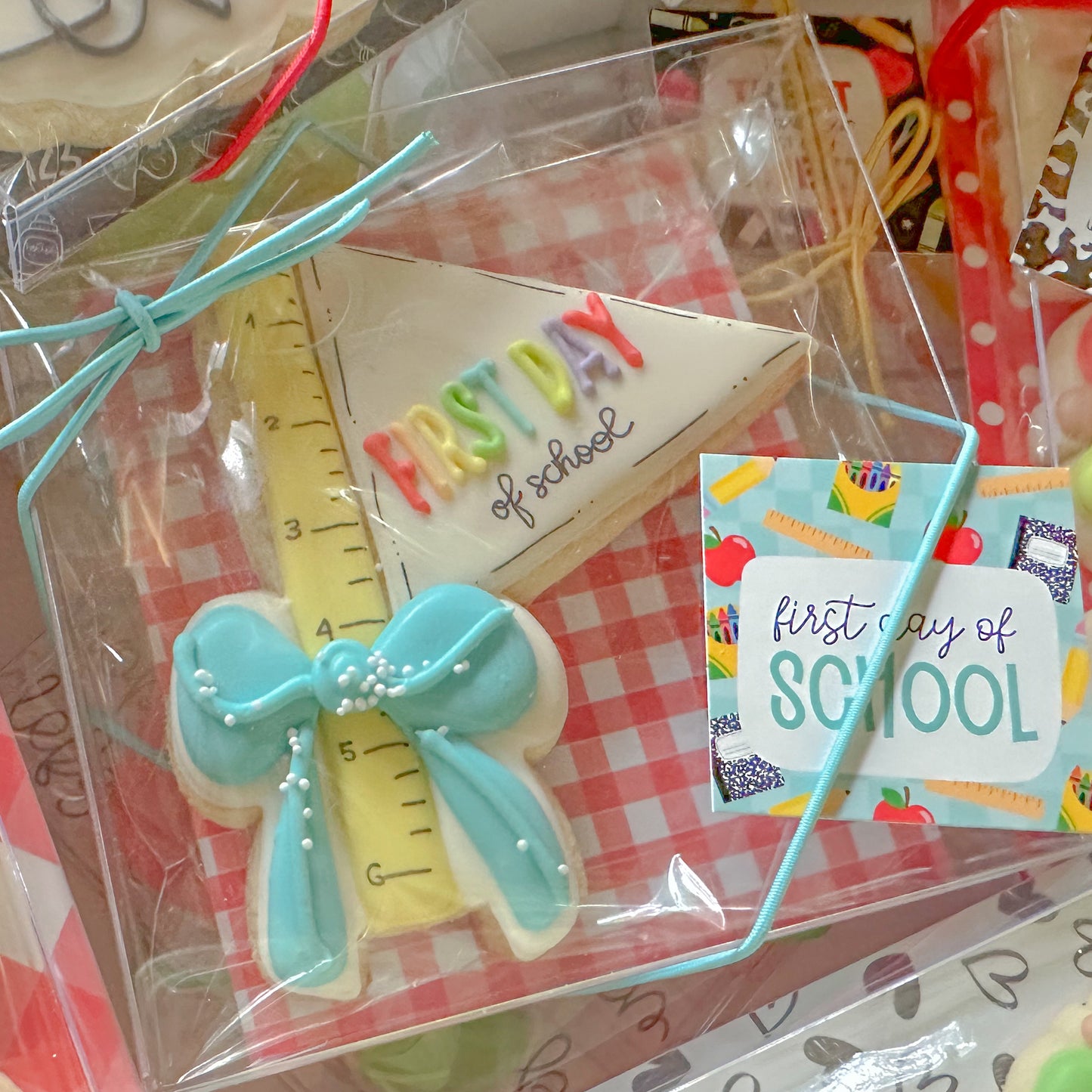 First Day Of School, Individual Cookie, Large