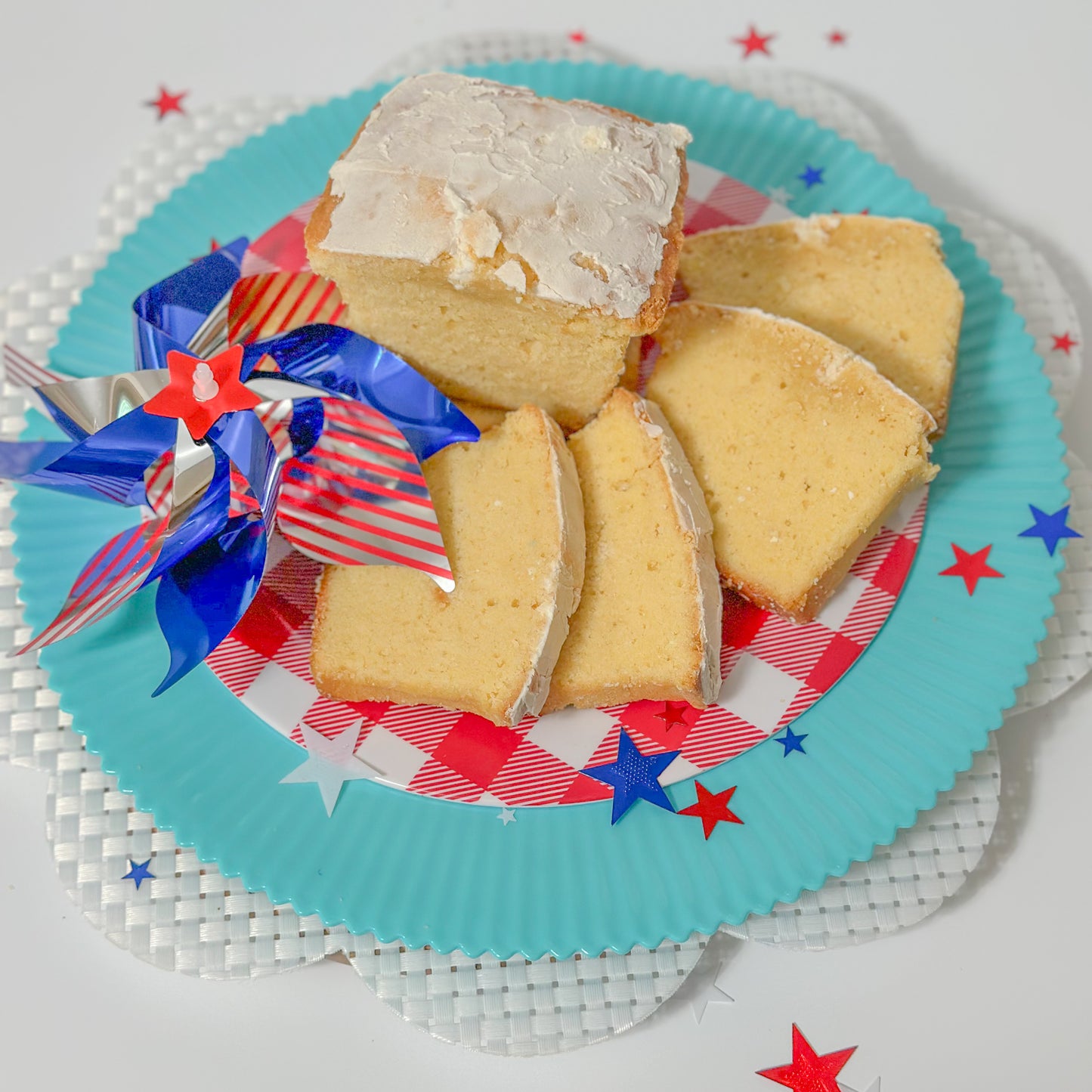 Pound Cake Loaf with Lemon Glaze