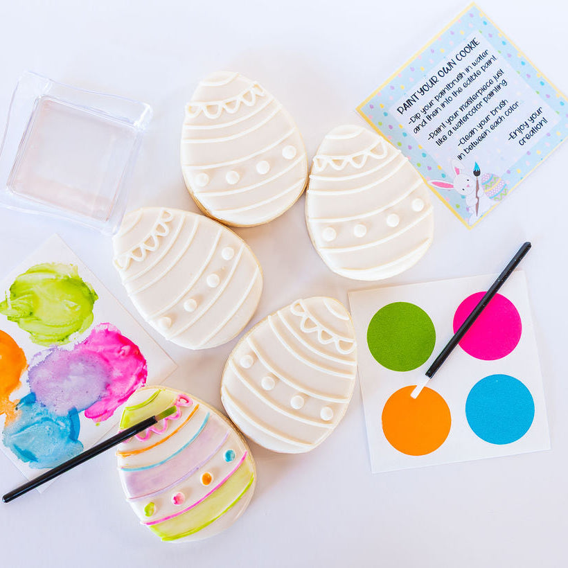 Paint Your Own Easter Egg Cookie, Kit