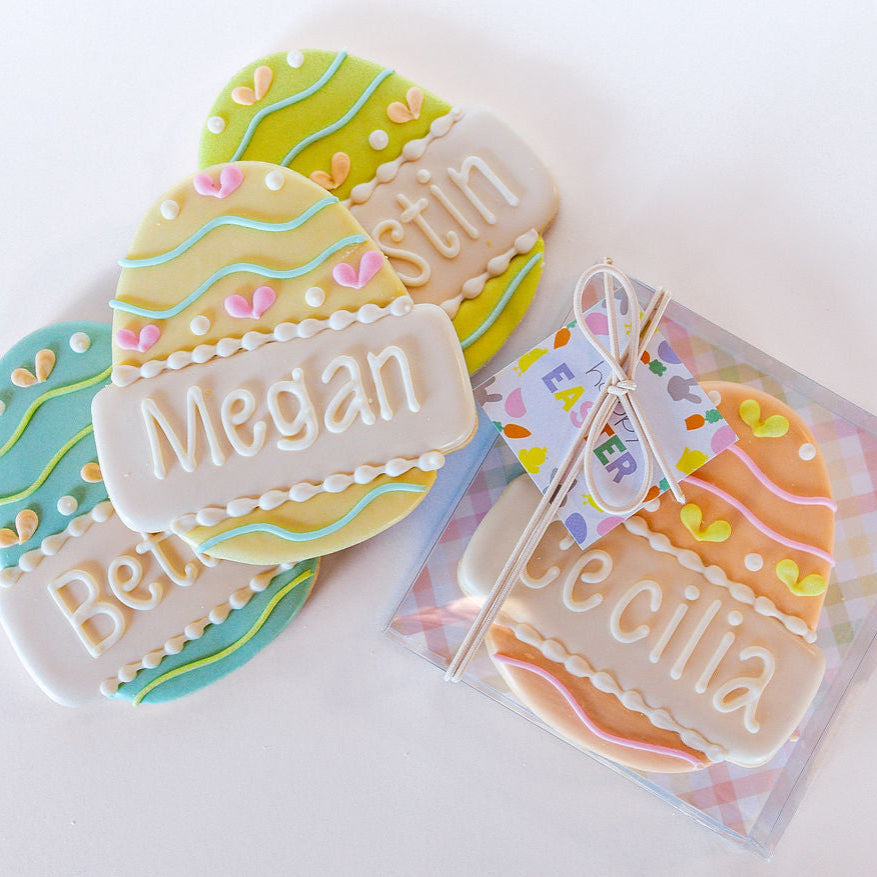 Easter Egg, Personalized, Individual Cookie