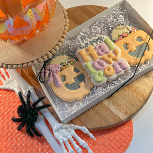Happy Halloween Gift Set, Three Cookie Set