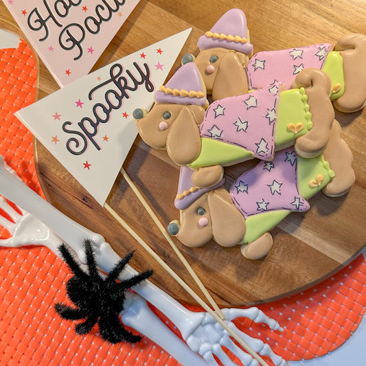 Howl-oween Hound, Individual Boxed Cookies