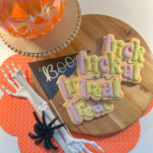 Trick or Treat, Individual Extra Large Cookie