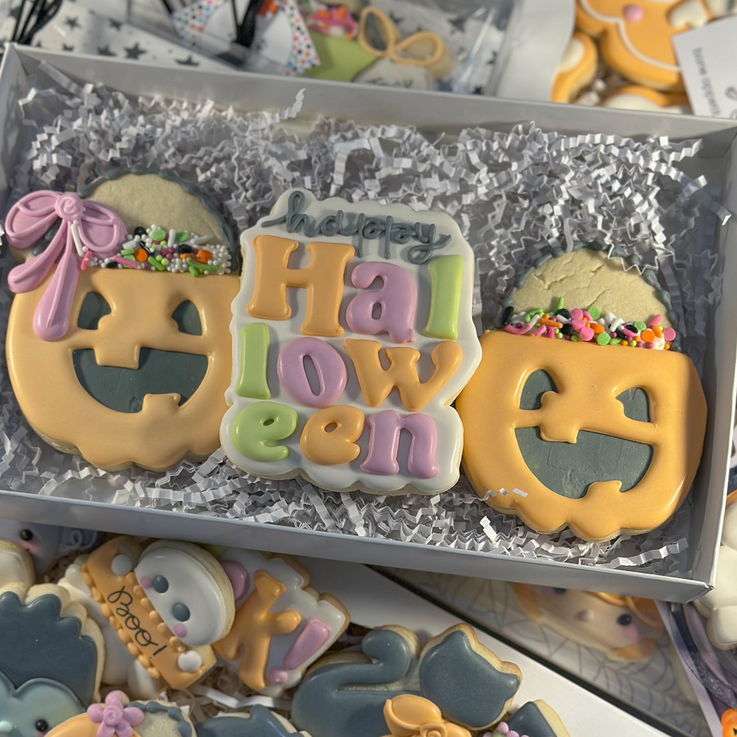 Happy Halloween Gift Set, Three Cookie Set