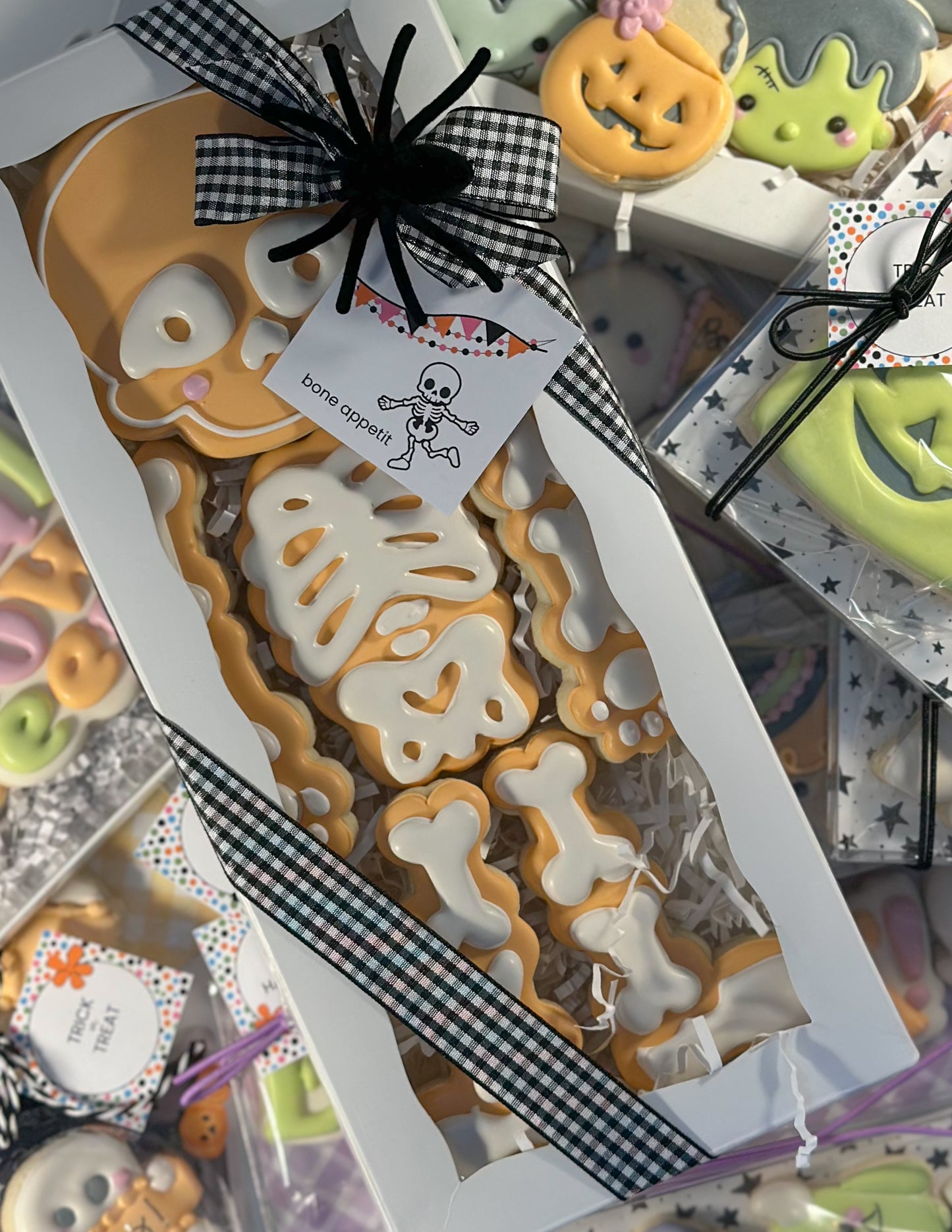 Cute Skeleton, Cookie Set, Boxed