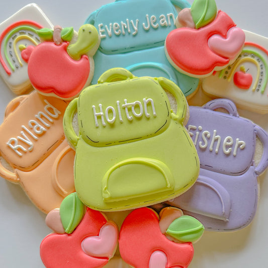 Personalized Back Pack, Individual Cookie, Large