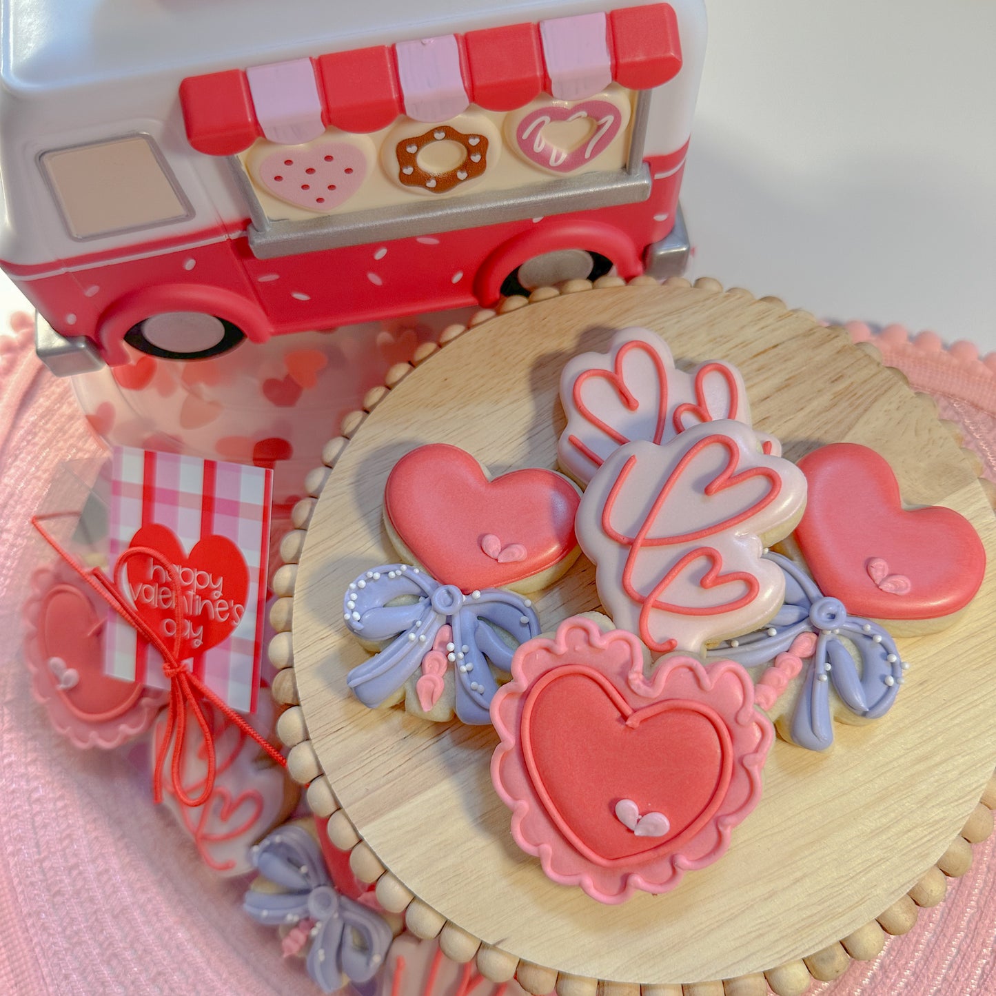 Valentine Cookie Mini Pack, 5 Mini Cookies