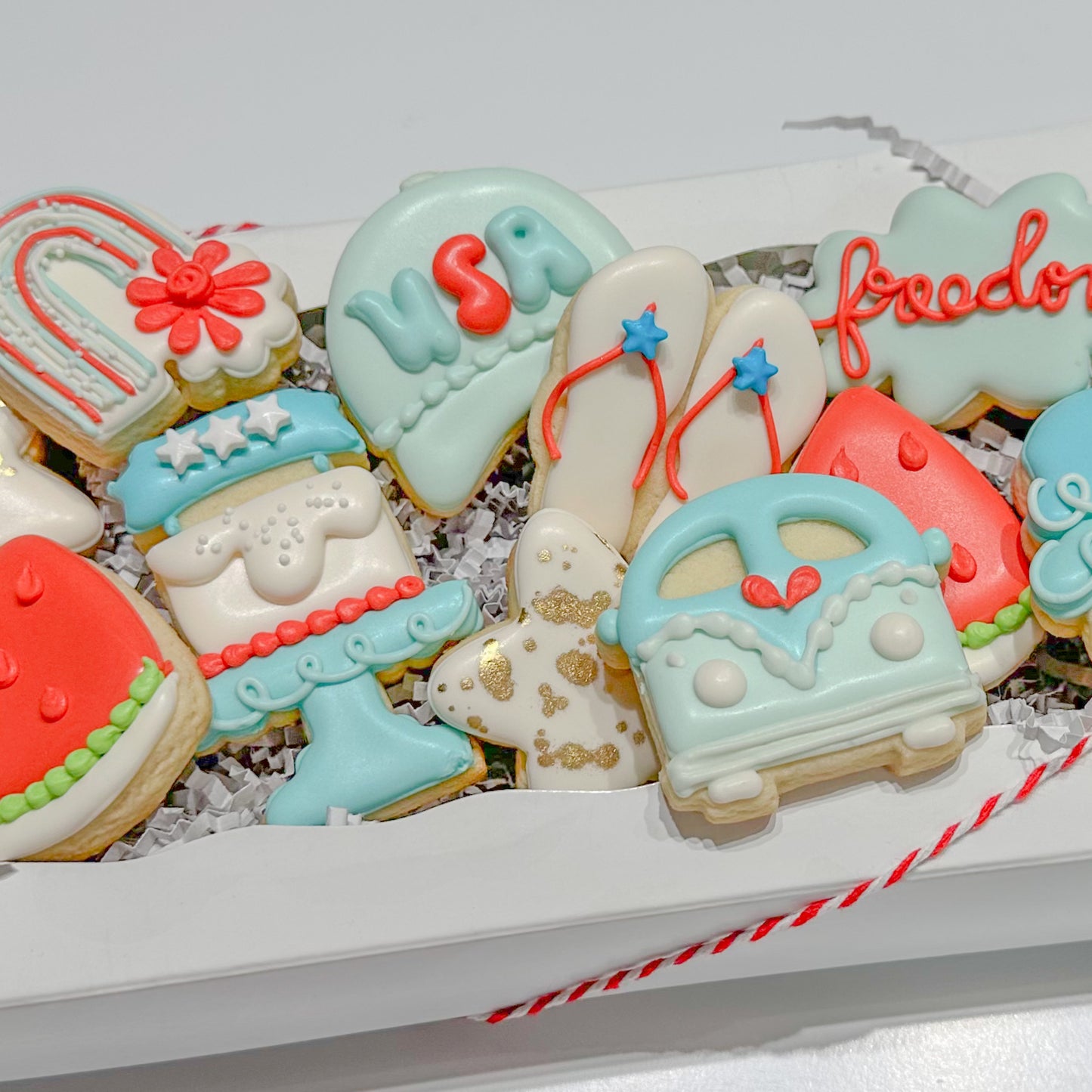 Fourth of July Mini Cookies, 1 Boxed Dozen