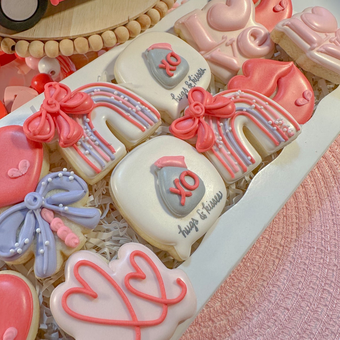 Valentine Mini Cookies, Boxed 1 Dozen