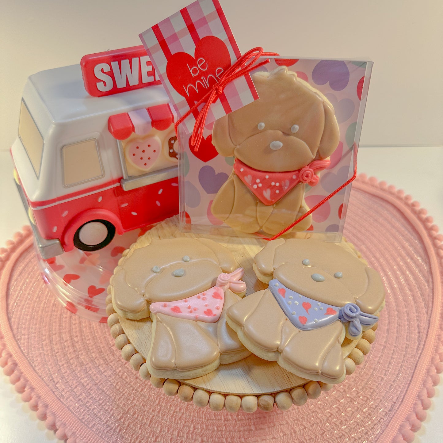 I Woof You, Individual Cookie, Large