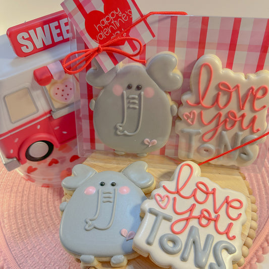 Love You Tons, Two Cookie Set, Large