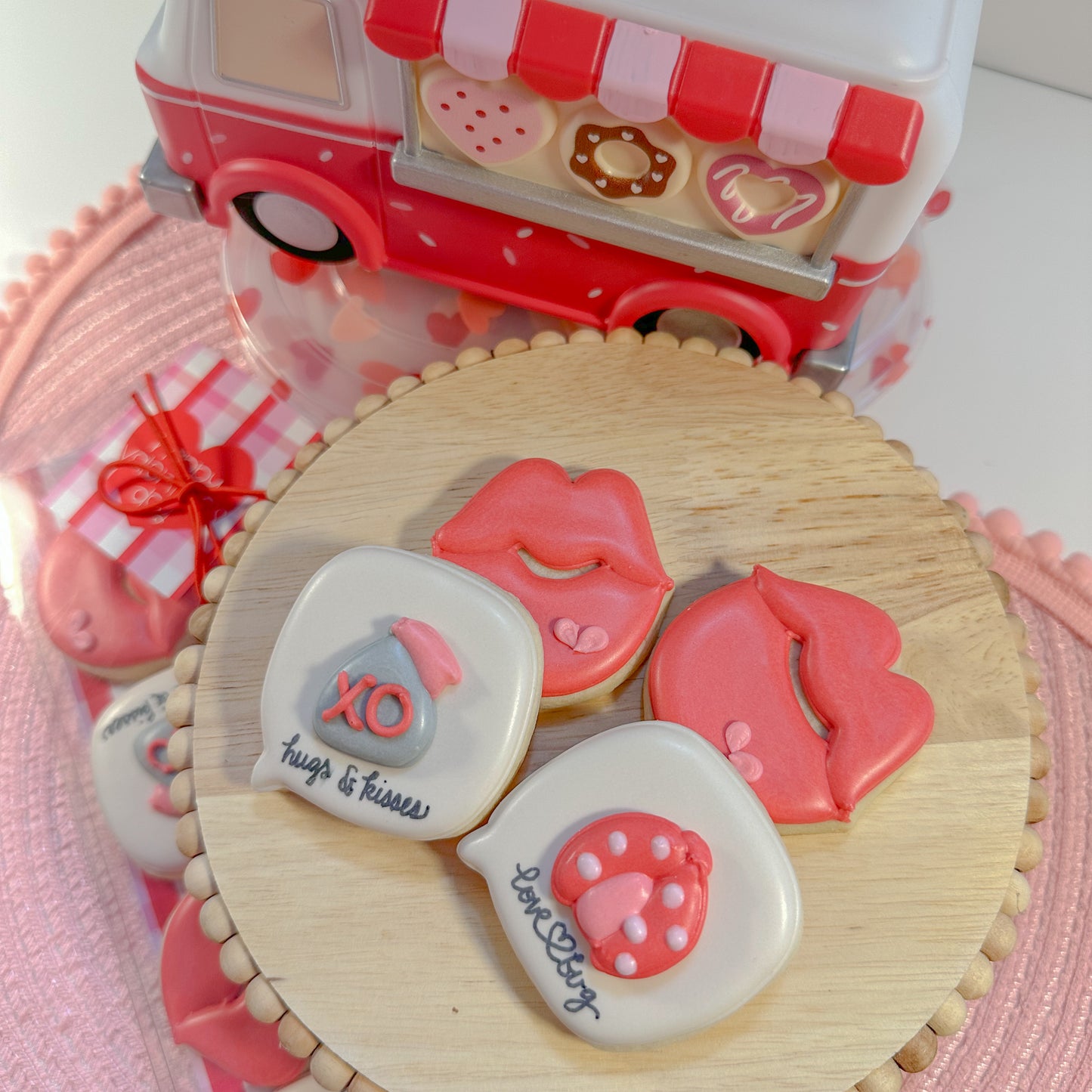 Valentine Cookie Mini Pack, 4 Mini Cookies
