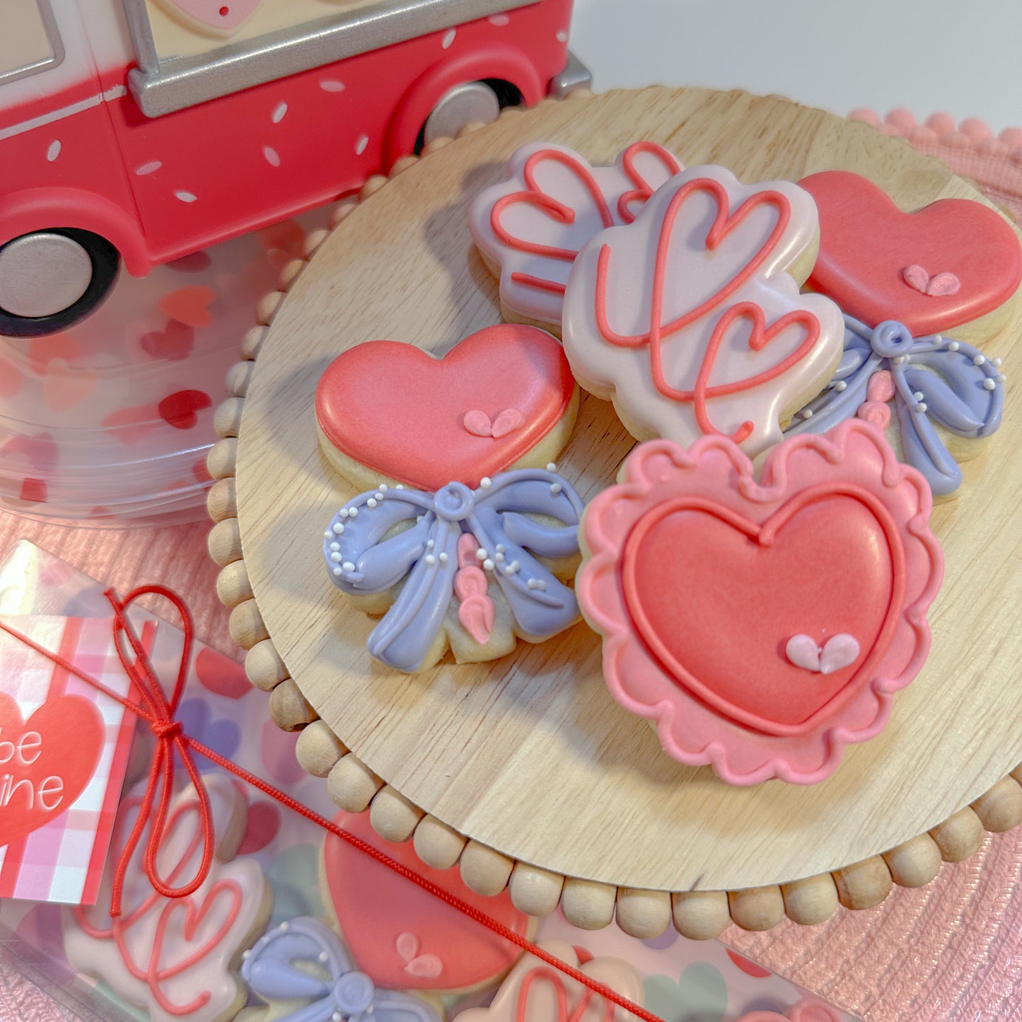 Valentine Cookie Mini Pack, 5 Mini Cookies