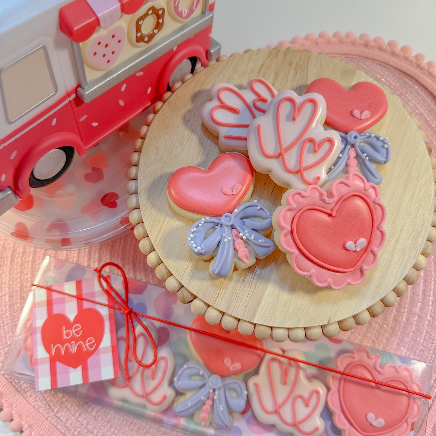Valentine Cookie Mini Pack, 5 Mini Cookies