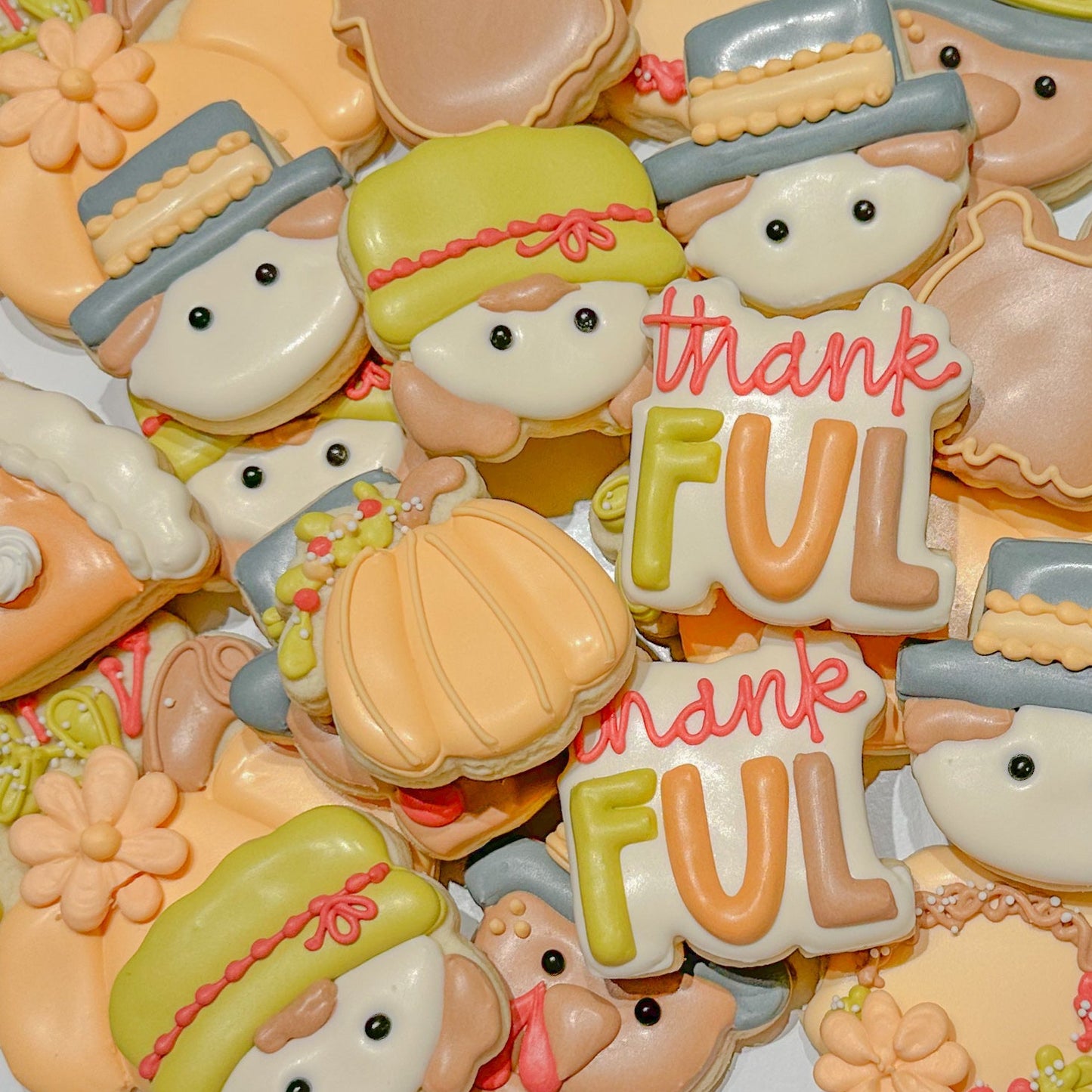 Thanksgiving Mini Cookies, Boxed, 1 Dozen