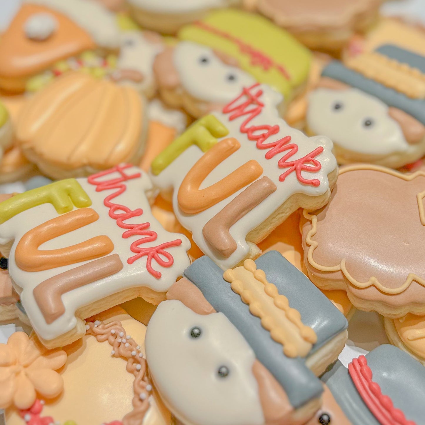 Thanksgiving Mini Cookies, Boxed, 1 Dozen