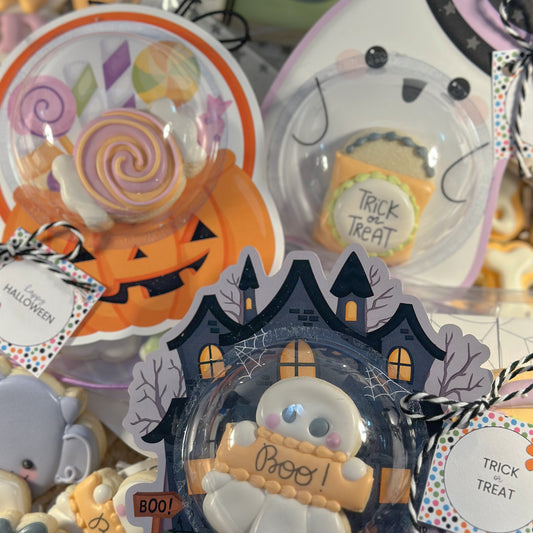 Ghost Treat Card, 1 mini cookie